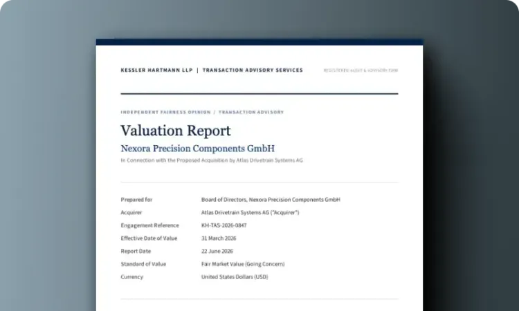 Business Valuation Report