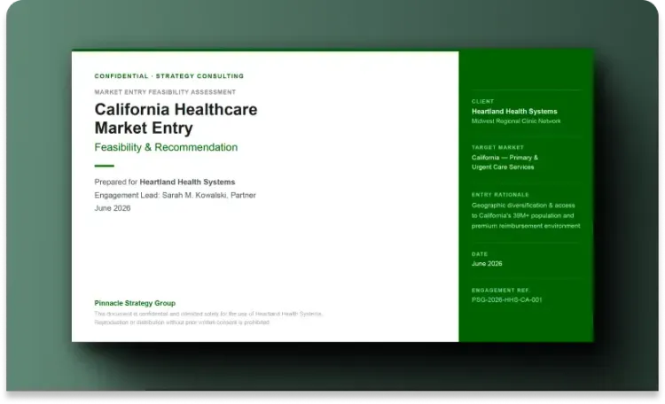 Market Entry Feasibility Report