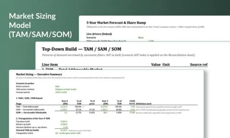 Market Sizing Model (TAM/SAM/SOM)