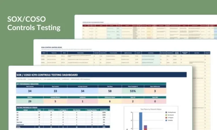 SOX/COSO Controls Testing Tracker